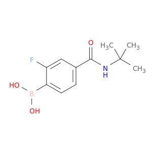 4-叔丁基氨基甲酰基-2-氟苯硼酸