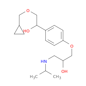 1-{4-[2-(环丙基甲氧基)-1-羟基乙基]苯氧基}-3-(异丙基氨基)-2-丙醇