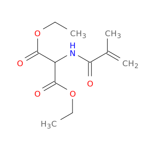 Propanedioic acid, [(2-methyl-1-oxo-2-propenyl)amino]-, diethyl ester