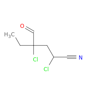 Hexanenitrile, 2,4-dichloro-4-formyl-