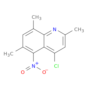 Quinoline, 4-chloro-2,6,8-trimethyl-5-nitro-