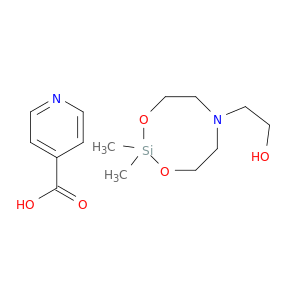 2,2-DIMETHYL-1,3-DIOXA-6-AZA-2-SILACYCLOOCTANE-6-ETHANOL ISONICOTINATE
