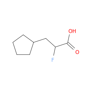 3-cyclopentyl-2-fluoropropanoic acid
