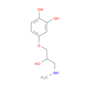 1,2-Benzenediol, 4-[2-hydroxy-3-(methylamino)propoxy]-