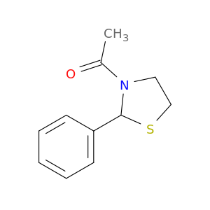 Thiazolidine, 3-acetyl-2-phenyl-