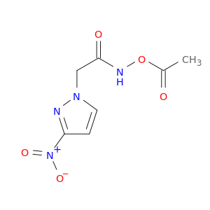 1H-Pyrazole-1-acetamide, N-(acetyloxy)-3-nitro-