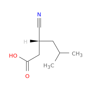 Hexanoic acid, 3-cyano-5-methyl-, (3R)-