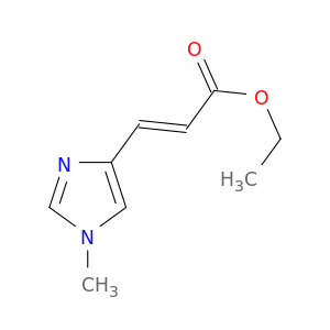 2-Propenoic acid, 3-(1-methyl-1H-imidazol-4-yl)-, ethyl ester, (E)-