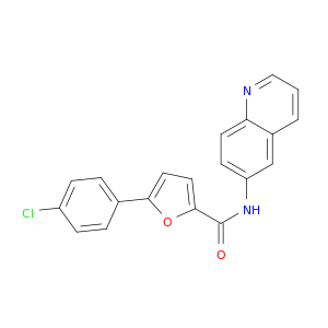 2-Furancarboxamide, 5-(4-chlorophenyl)-N-6-quinolinyl-