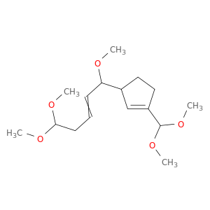 Cyclopentene, 1-(dimethoxymethyl)-3-(1,5,5-trimethoxy-2-pentenyl)-