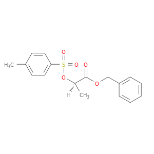Propanoic acid,2-[[(4-methylphenyl)sulfonyl]oxy]-, phenylmethyl ester, (R)- (9CI)