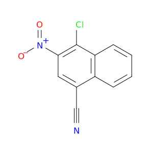 1-Naphthalenecarbonitrile, 4-chloro-3-nitro-