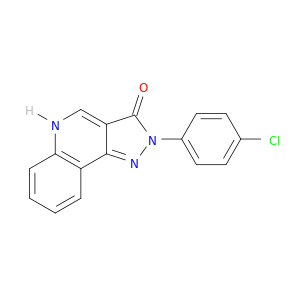 2-(4-氯苯基)-2,5-二氢-3H-吡唑[4,3-C]喹啉-3-一