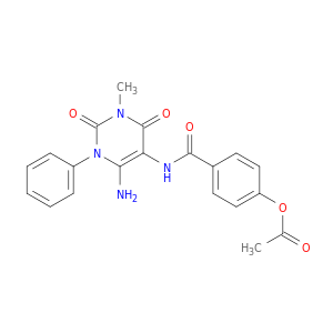 Benzamide,4-(acetyloxy)-N-(6-amino-1,2,3,4-tetrahydro-3-methyl-2,4-dioxo-1-phenyl-5-pyrimidinyl)-