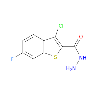 3-氯-6-氟-苯并[b]噻吩-2-羧酸酰肼