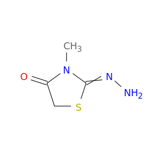 2,4-Thiazolidinedione, 3-methyl-, 2-hydrazone
