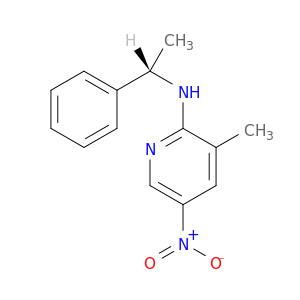 2-Pyridinamine, 3-methyl-5-nitro-N-[(1S)-1-phenylethyl]-