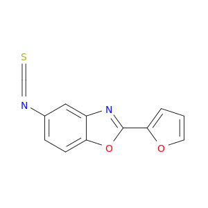 Benzoxazole, 2-(2-furanyl)-5-isothiocyanato-