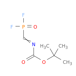 Carbamic acid, [(difluorophosphinyl)methylene]-, 1,1-dimethylethyl ester