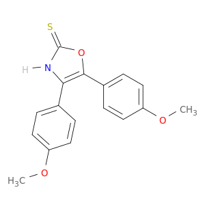 2(3H)-Oxazolethione, 4,5-bis(4-methoxyphenyl)-