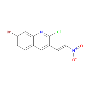 (E)-7-BROMO-2-CHLORO-3-(2-NITROVINYL)QUINOLINE