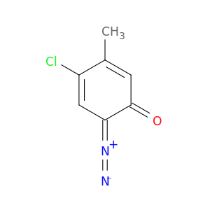 2,4-Cyclohexadien-1-one, 4-chloro-6-diazo-3-methyl-