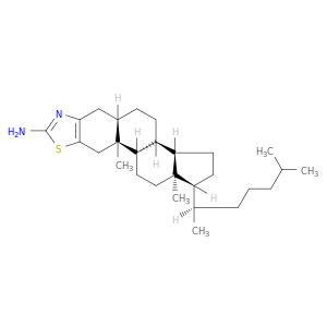 (1r,3as,3br,5as,10as,10bs,12ar)-10a,12a-dimethyl-1-[(2r)-6-methylheptan-2-yl]-2,3,3a,3b,4,5,5a,6,10,10a,10b,11,12,12a-tetradecahydro-1h-cyclopenta[7,8]phenanthro[2,3-d][1,3]thiazol-8-amine