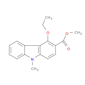 9H-Carbazole-3-carboxylic acid, 4-ethoxy-9-methyl-, methyl ester