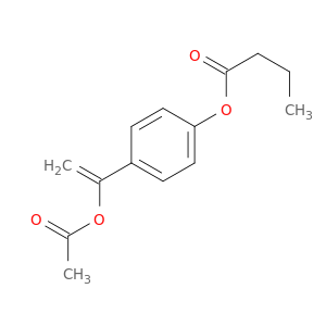 Butanoic acid, 4-[1-(acetyloxy)ethenyl]phenyl ester