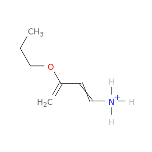 2-Propoxy-2-propenylidene methanaminium