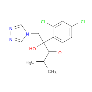 3-Pentanone,2-(2,4-dichlorophenyl)-2-hydroxy-4-methyl-1-(4H-1,2,4-triazol-4-yl)-