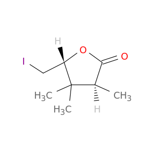 2(3H)-Furanone, dihydro-5-(iodomethyl)-3,4,4-trimethyl-, trans-