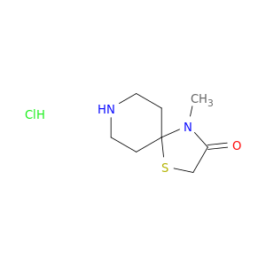 4-methyl-1-thia-4,8-diazaspiro[4.5]decan-3-one hydrochloride