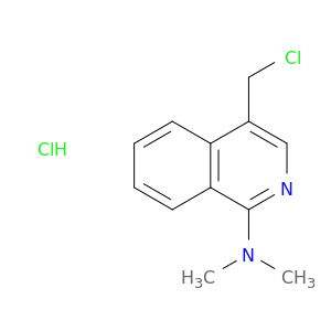 4-(Chloromethyl)-N,N-dimethylisoquinolin-1-amine hydrochloride