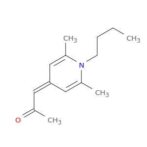 2-Propanone, 1-(1-butyl-2,6-dimethyl-4(1H)-pyridinylidene)-