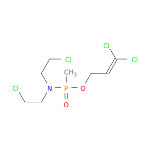 2-chloro-N-(2-chloroethyl)-N-(3,3-dichloroprop-2-enoxy-methyl-phosphoryl)ethanamine