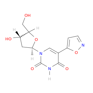 Uridine, 2'-deoxy-5-(5-isoxazolyl)-