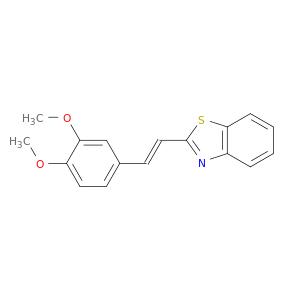 Benzothiazole, 2-[(1E)-2-(3,4-dimethoxyphenyl)ethenyl]-