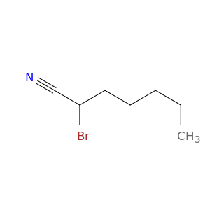 Heptanenitrile, 2-bromo-