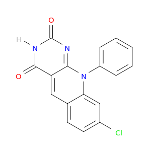 Pyrimido[4,5-b]quinoline-2,4(3H,10H)-dione, 8-chloro-10-phenyl-
