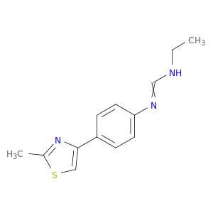 Methanimidamide, N-ethyl-N'-[4-(2-methyl-4-thiazolyl)phenyl]-
