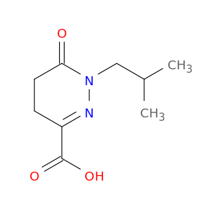 1-(2-methylpropyl)-6-oxo-1,4,5,6-tetrahydropyridazine-3-carboxylic Acid