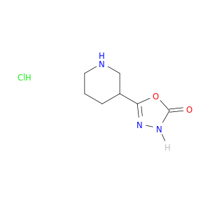 1,3,4-恶二唑-2(3H)-酮,5-(3-哌啶基)-,盐酸盐(1：1)