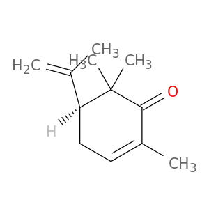 2-Cyclohexen-1-one, 2,6,6-trimethyl-5-(1-methylethenyl)-, (5S)-