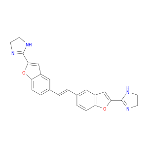 1H-Imidazole,2,2'-[1,2-ethenediylbis(2,5-benzofurandiyl)]bis[4,5-dihydro- (9CI)