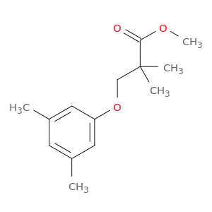 Propanoic acid, 3-(3,5-dimethylphenoxy)-2,2-dimethyl-, methyl ester