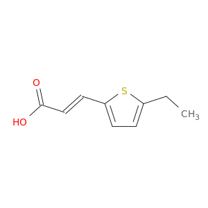 (2E)-3-(5-乙基-2-噻吩基)-2-丙酸