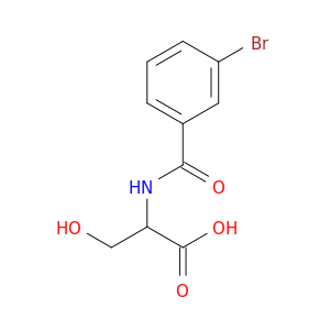 2-[(3-溴苯基)甲酰氨基]-3-羟基丙酸