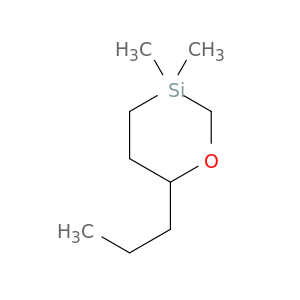 3,3-dimethyl-6-propyl-1,3-oxasilinane