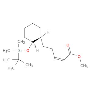 2-Pentenoic acid,5-[2-[[(1,1-dimethylethyl)dimethylsilyl]oxy]cyclohexyl]-, methyl ester, [1a(Z),2b]- (9CI)